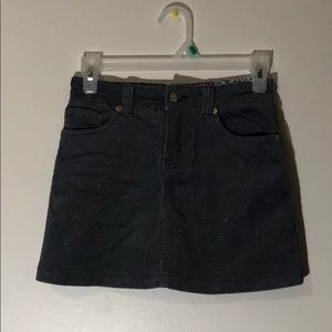 Denim Skirt w/ short underneath